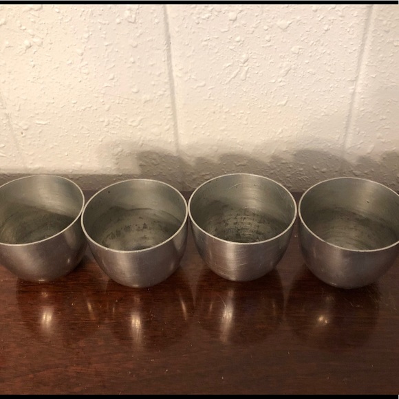 Cool vintage Kirk pewter cocktail rocks and shot Jefferson cups - Picture 8 of 8